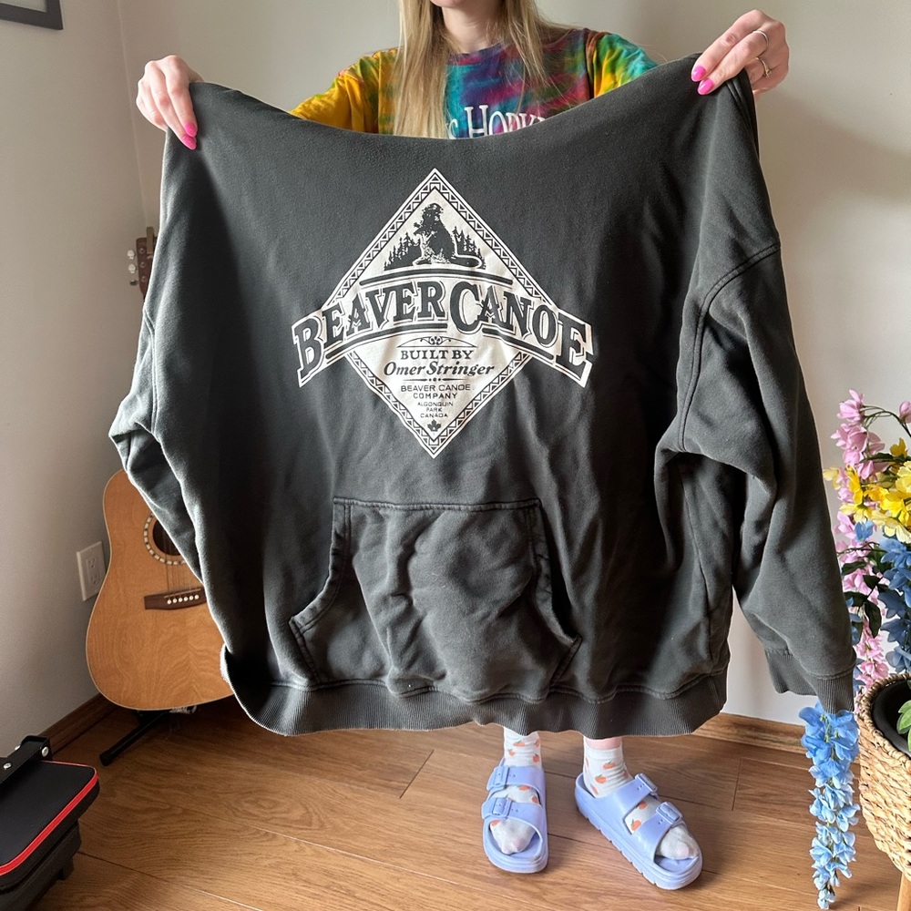 Roots Dark Brown Sweatshirt with Logo